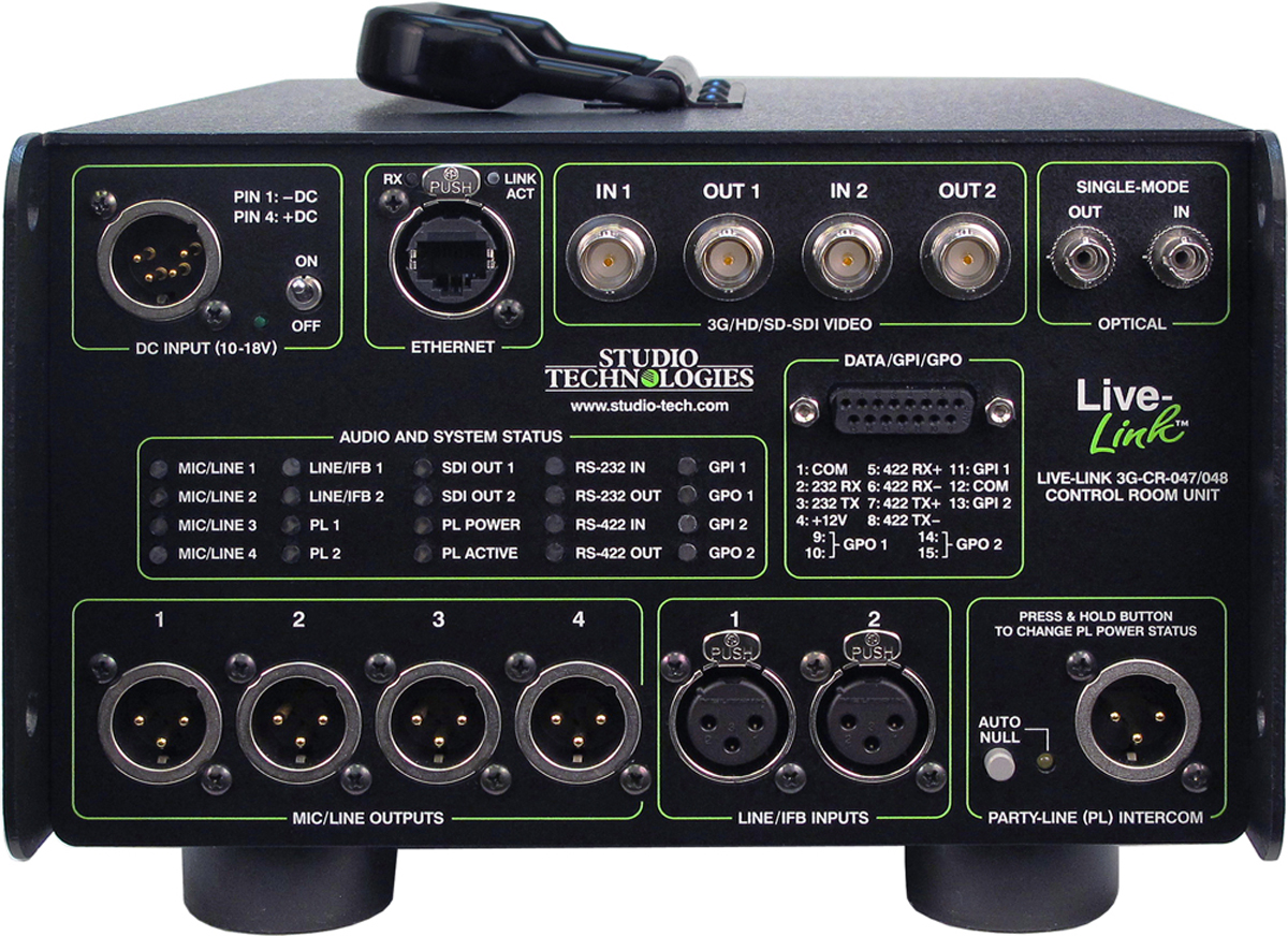 Live-Link Sr. Remote Camera Interface System