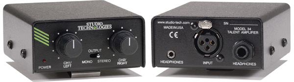 Model 34 Talent Amplifier Beltpack