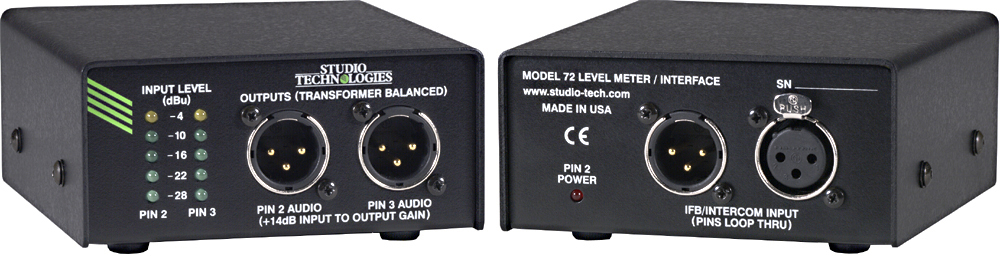 Model 72 Level Meter / Interface
