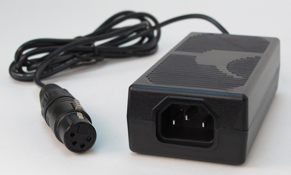 Universal input, 100-240 V, 50/60 Hz; 12 Vdc, 5 amps (60 watts) output power supply (Order Code: PS-DC-01)