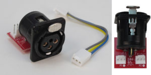 3-Pin Female XLR Connector Card Kit