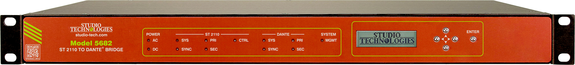 Model 5682 ST 2110 to Dante Bridge