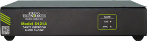 Model 5421A Dante Intercom Audio Engine